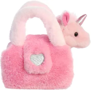 Aurora® Fashionable Fancy Pals™ Plushy Pink™ Stuffed Animal - On-The-go Companions - Stylish Accessories - 6 Inches