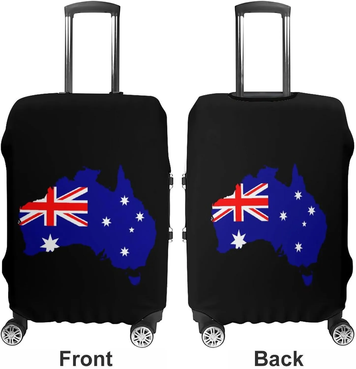 Australia Map Flag Luggage Protector Suitcase Cover Anti-Scratch Washable Fit 18-32 Inch Travel Luggage