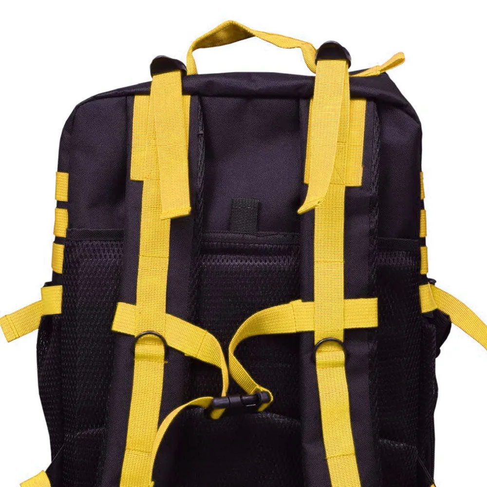 Backpack Black & Yellow Straps
