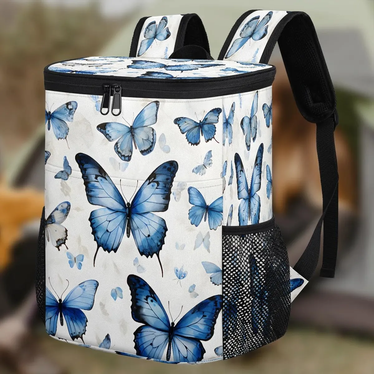 Backpack Cooler Butterfly Cooler Backpack Insulated Leak Proof Soft Cooler Bag for Men Women Lunch Backpack for Camping Picnic Hiking Beach Travel