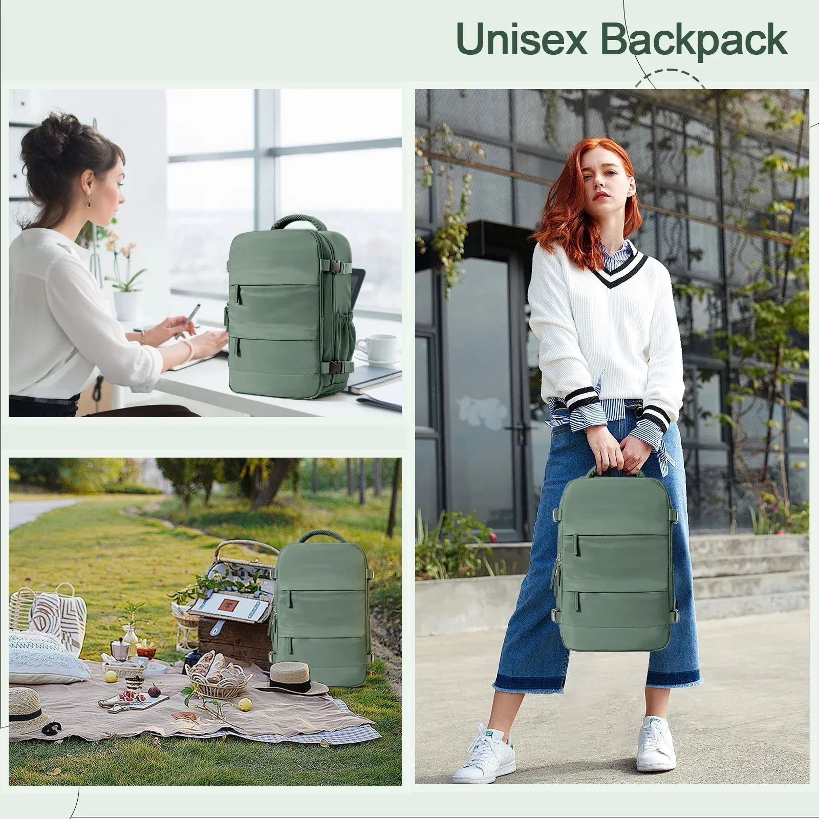 Backpack FLCC Nylon Waterproof Cabin Bag