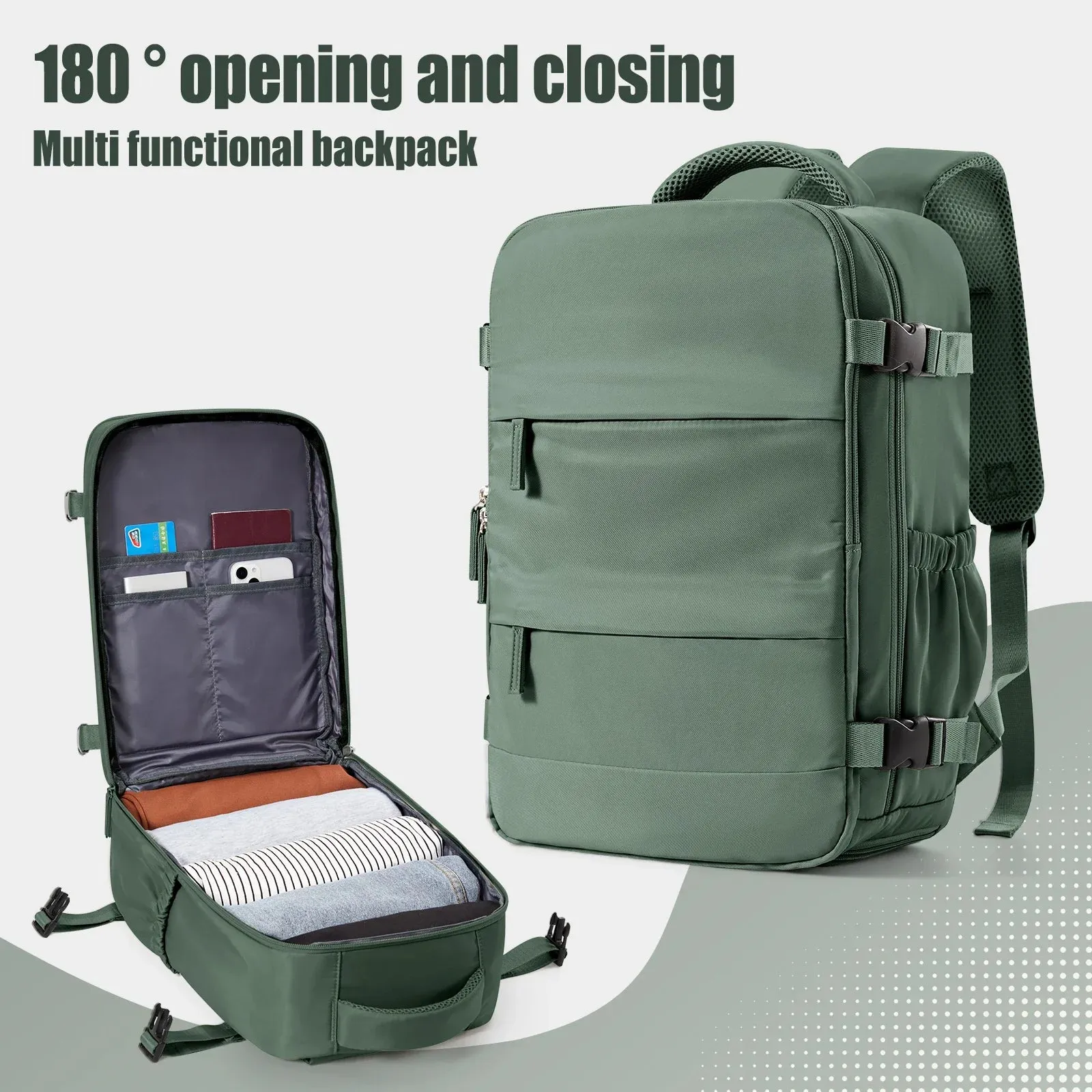 Backpack FLCC Nylon Waterproof Cabin Bag