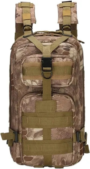 Backpack for Men Waterproof Nylon Trekking Backpack for Outdoor Sports, Camping, Hiking, and Fishing