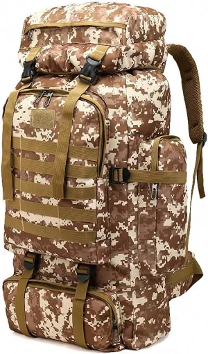 Backpack Oxford 80L Sports Camping Trekking Hiking Hunting Bags 3