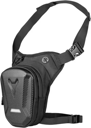 Bag,ERYUE Hard Shell Drop Leg Bag Motorcycle Waterproof Waist Pack for Motorcycle Riding Hiking Fishing Men Women