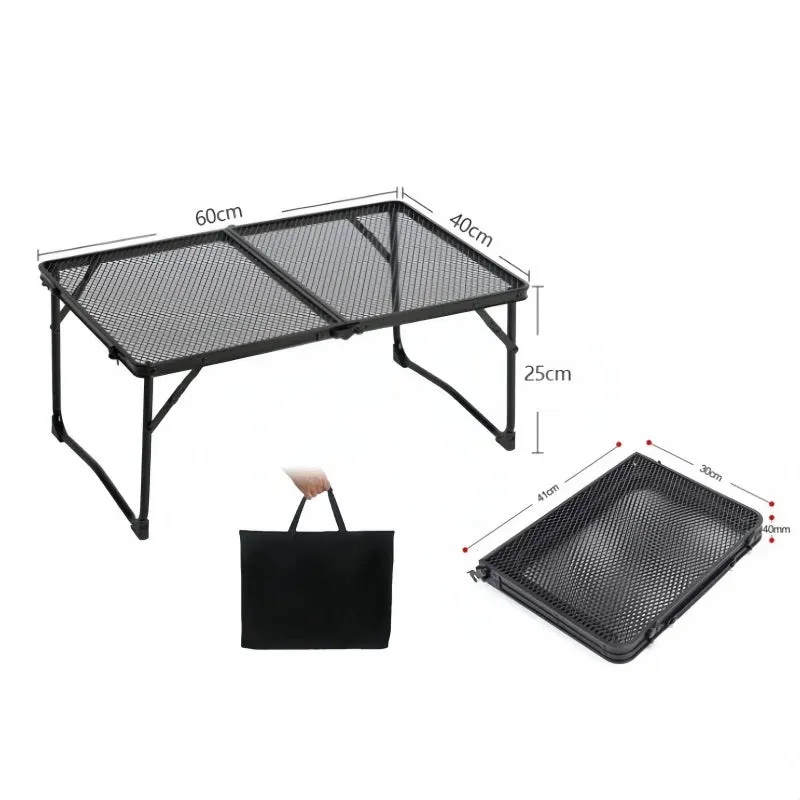 BBQ Mesh Lightweight Portable – Camping Picnic Table Table Powerful Heavy reduction Folding &