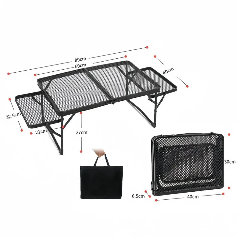BBQ Mesh Lightweight Portable – Camping Picnic Table Table Powerful Heavy reduction Folding &