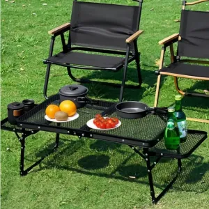 BBQ Mesh Lightweight Portable – Camping Picnic Table Table Powerful Heavy reduction Folding &