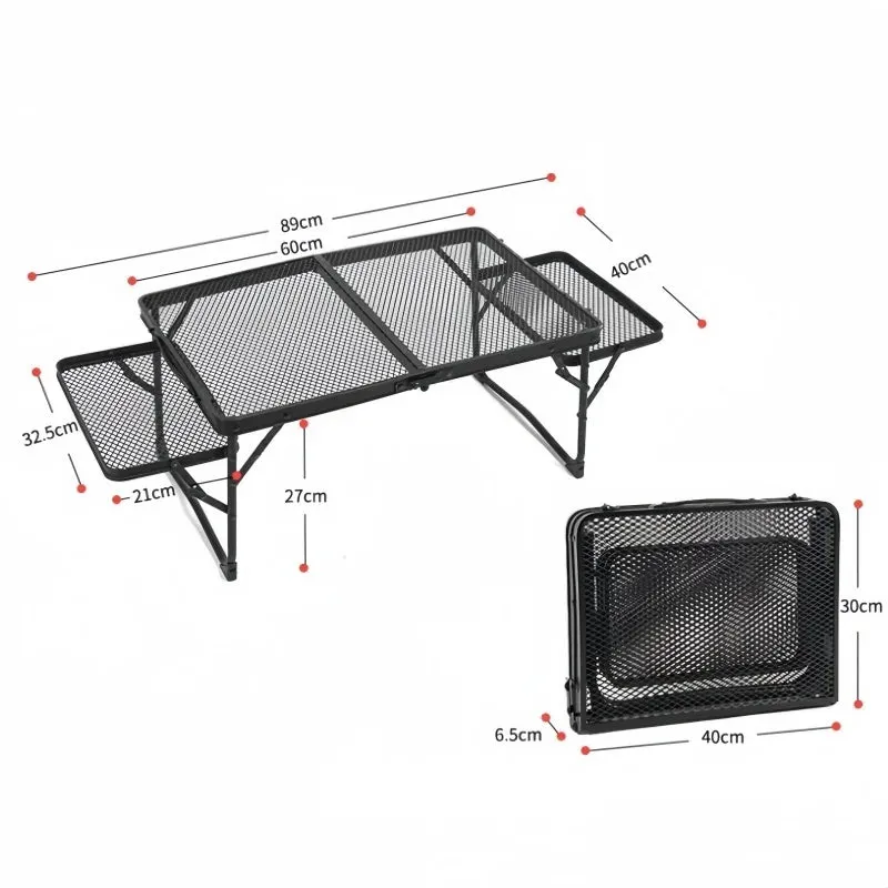 BBQ Mesh Lightweight Portable – Camping Picnic Table Table Powerful Heavy reduction Folding &