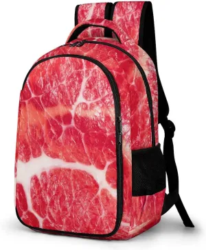 Beef Food Backpack for Worker Teacher Business Hiking Travel Bag Shoulders Bag