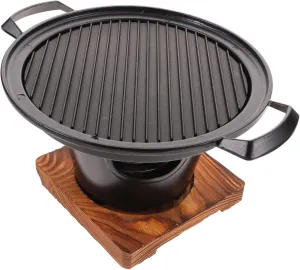 BESPORTBLE Mini Bbq Grill Camping Grill Grate Portable Propane Stove Outdoor Grill Pan Lightweight Cooking Stove