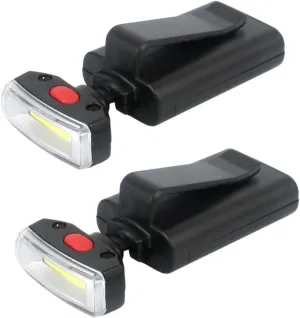 BESPORTBLE Outdoor Clip-on Hat Lamp Led Camping Light for Baseball Cap 90° Adjustable Angle Perfect for Night Activities