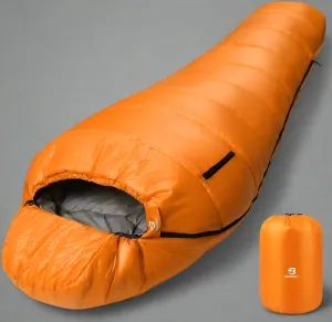 Bessport Ultra-Warm Mummy Sleeping Bag - 15-45℉ for All Seasons, Perfect for Cold Weather Hiking and Outdoor Adventures, Washable and Portable