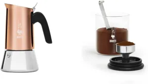 Bialetti Venus Espresso Maker Bundle with Smart Coffee Jar