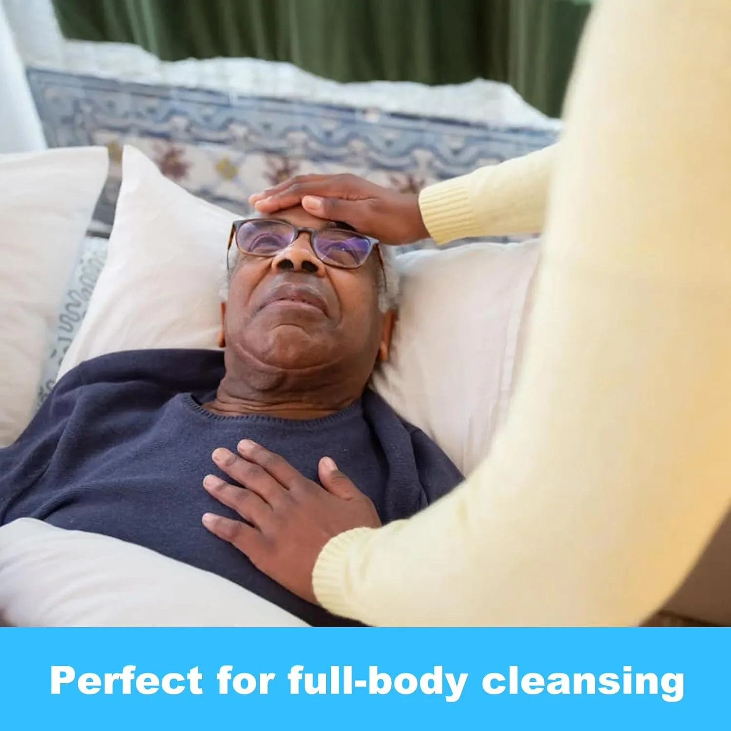 Body Wipes for Women and Men Individually Wrapped Face and Body Wipes, Bath Wipes for Adults No Rinse Personal Cleansing Wipes Travel, Bulk Deodorant for Homeless Shower Wipes (5Wipes/Pack,100Pack)
