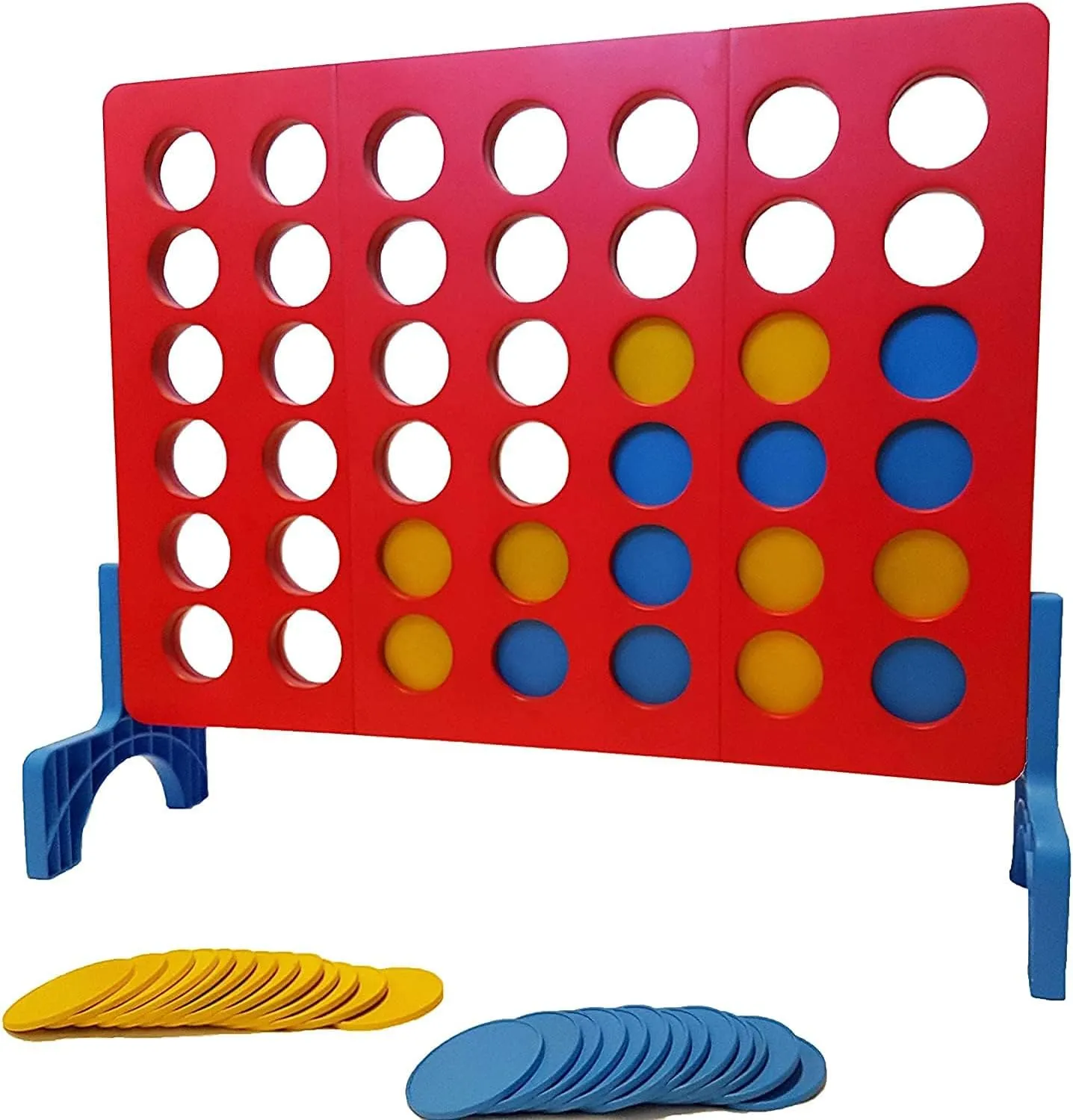 Bolaball 4 in a Row Tabletop Game – 1.8 Ft 4 to Score Game for Kids & Adults, Indoor/Outdoor Family Yard, Portable Party for Home, Picnic & Travel, Plastic Version.