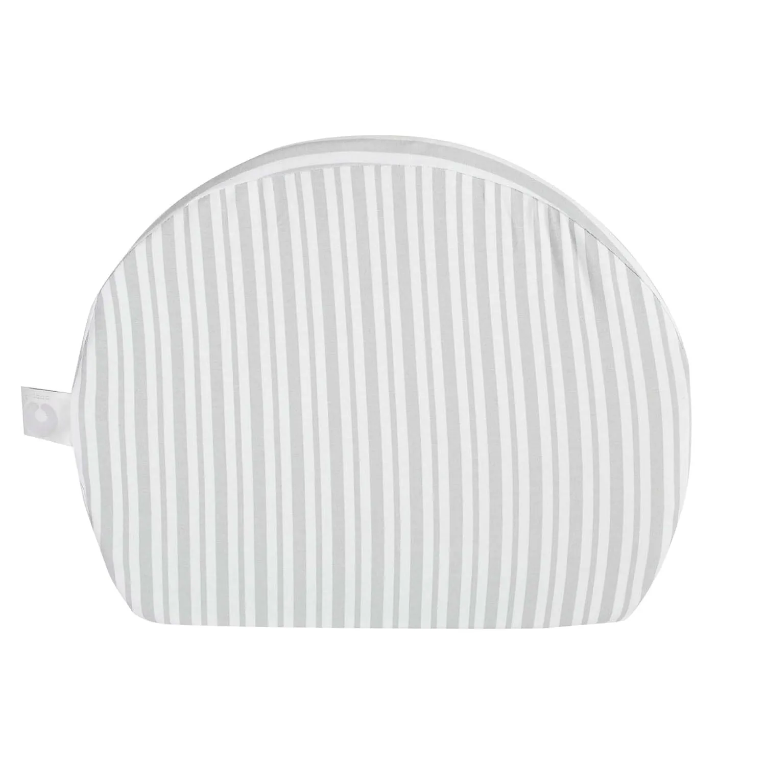 Boppy Wedge Pregnancy Pillow, Grey Modern Stripe, Supportive Pregnancy Wedge Pillow for Belly Support, Compact Design for Home, Office, and Travel