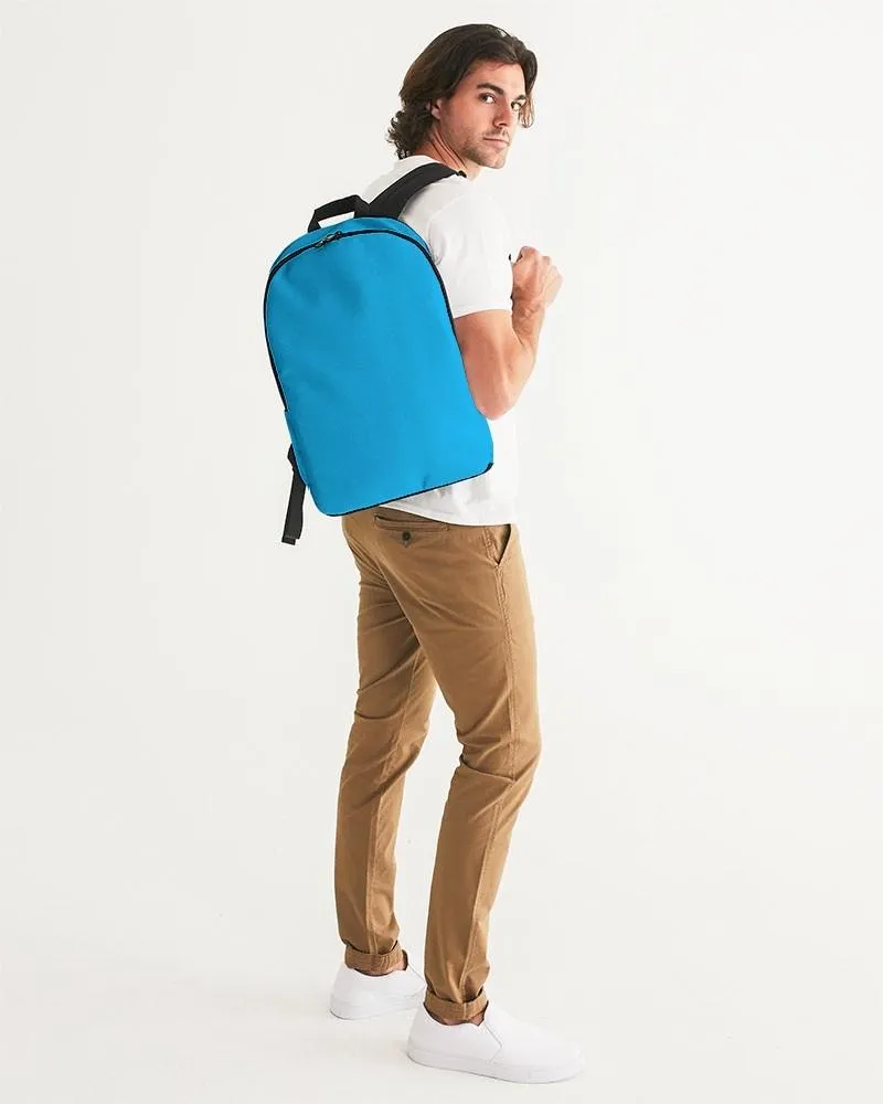 Bright Cyan Waterproof Backpack | Bright Pure Cyan | C100M0Y0K0