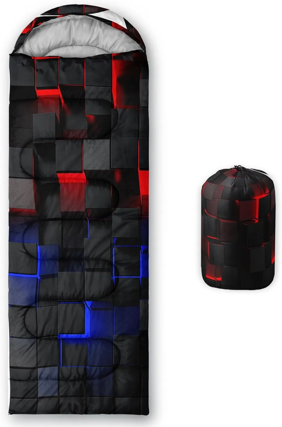 BSNTHO Camping Sleeping Bags,3 Season Warm & Cool Weather,Lightweight,Waterproof Sleeping Bags for Adults & Kids,Traveling,and Outdoors,Camping Gear Equipment