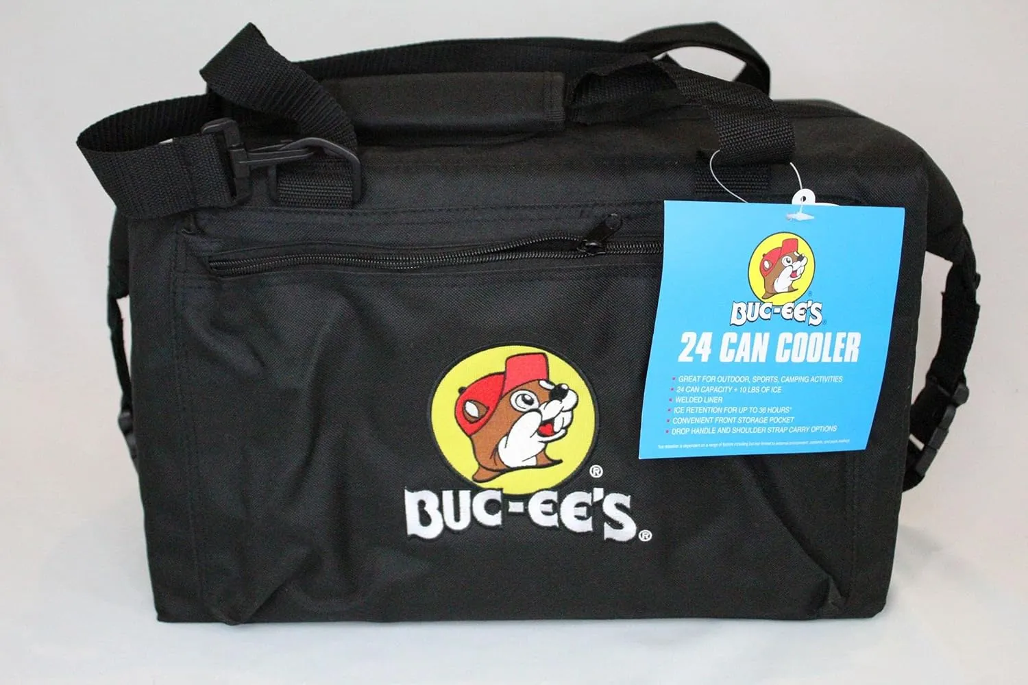 BUC-ees Traveling Cooler Bag - Leak Proof Cooler for Camping, Picnic, BBQ, Hiking, Beach - Deep Freeze for 24 Cans, Lunch Box for All Your Friends & Family