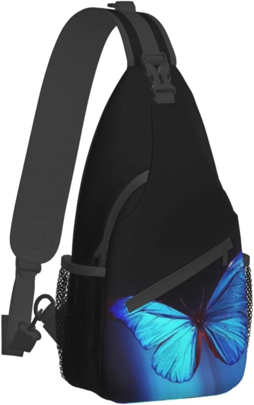 Butterfly Shoulder Bag Womens Sling Backpack Daypack Casual Backpack Hiking Bag Cute Backpack Bag