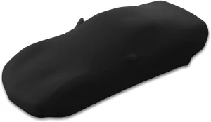 C5 Corvette Indoor Car Cover Ultraguard Stretch Satin - The Ultimate Custom Fit for All 1997-2004 C5, Z06, Convertible, Hardtop Corvettes (Black)