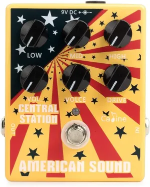 Caline CP-55 American Sound Overdrive Guitar Effect Pedal, Amplifier Simulation 57 Deluxe AMP Pedal Effect