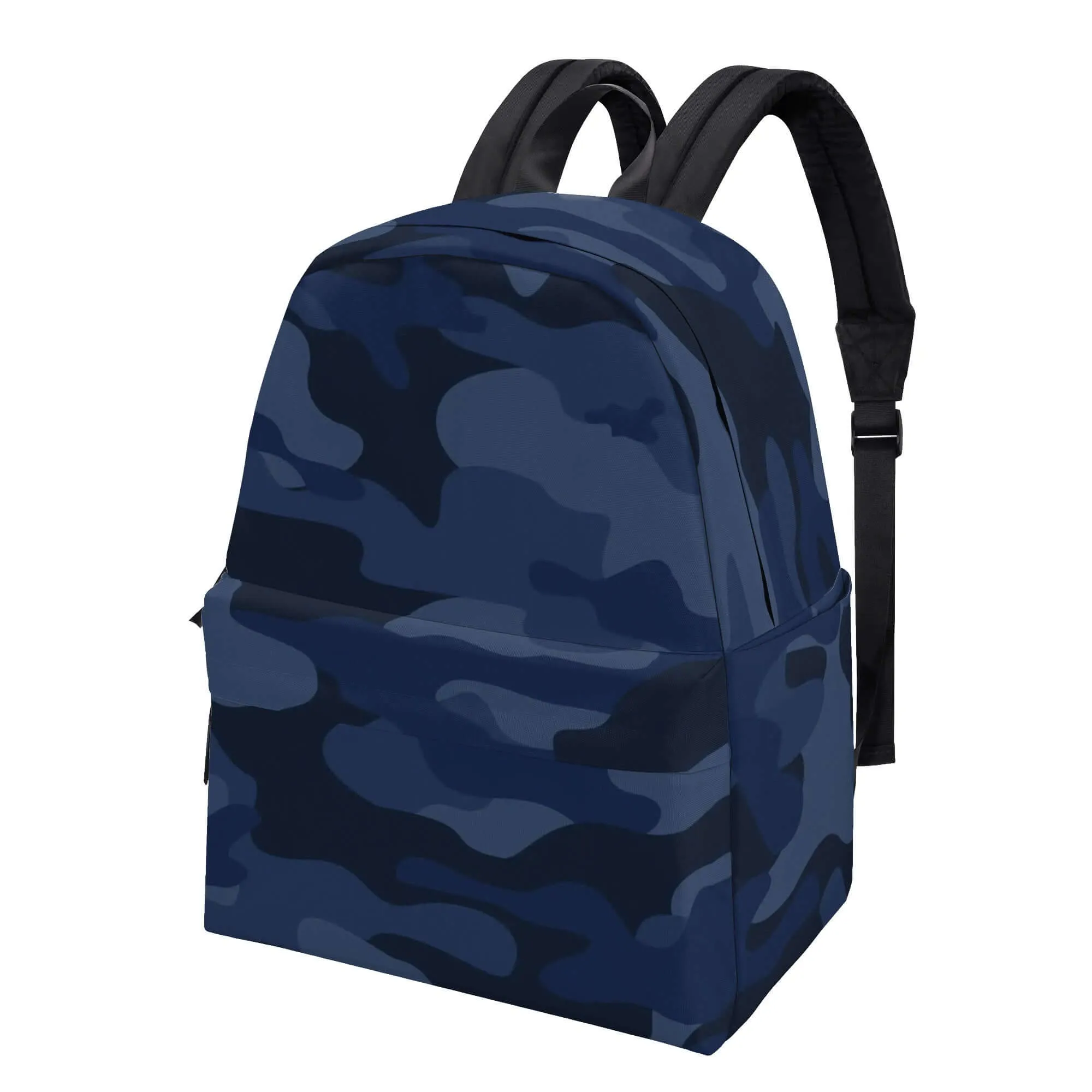Camo Backpack | Deep Blue Camouflage Style
