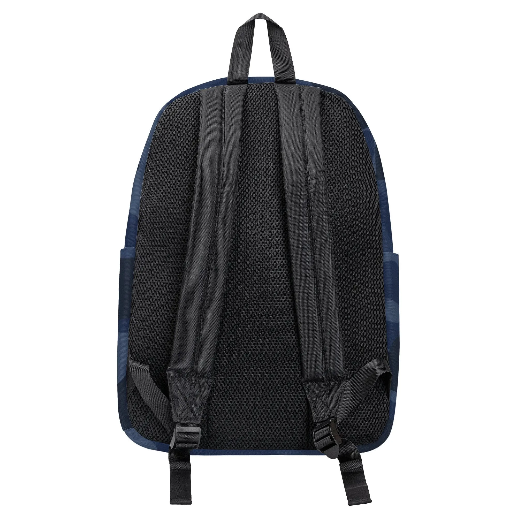 Camo Backpack | Deep Blue Camouflage Style