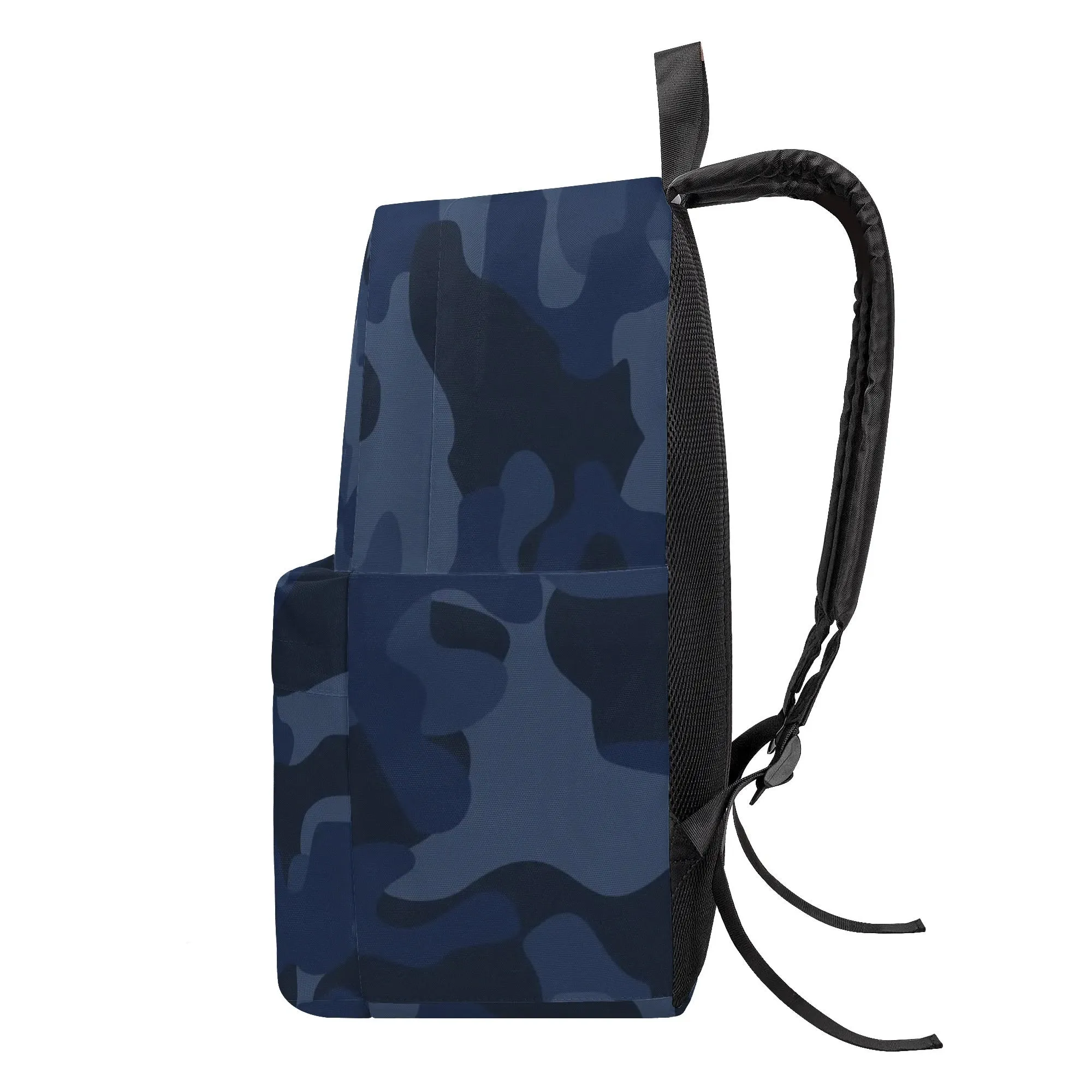 Camo Backpack | Deep Blue Camouflage Style