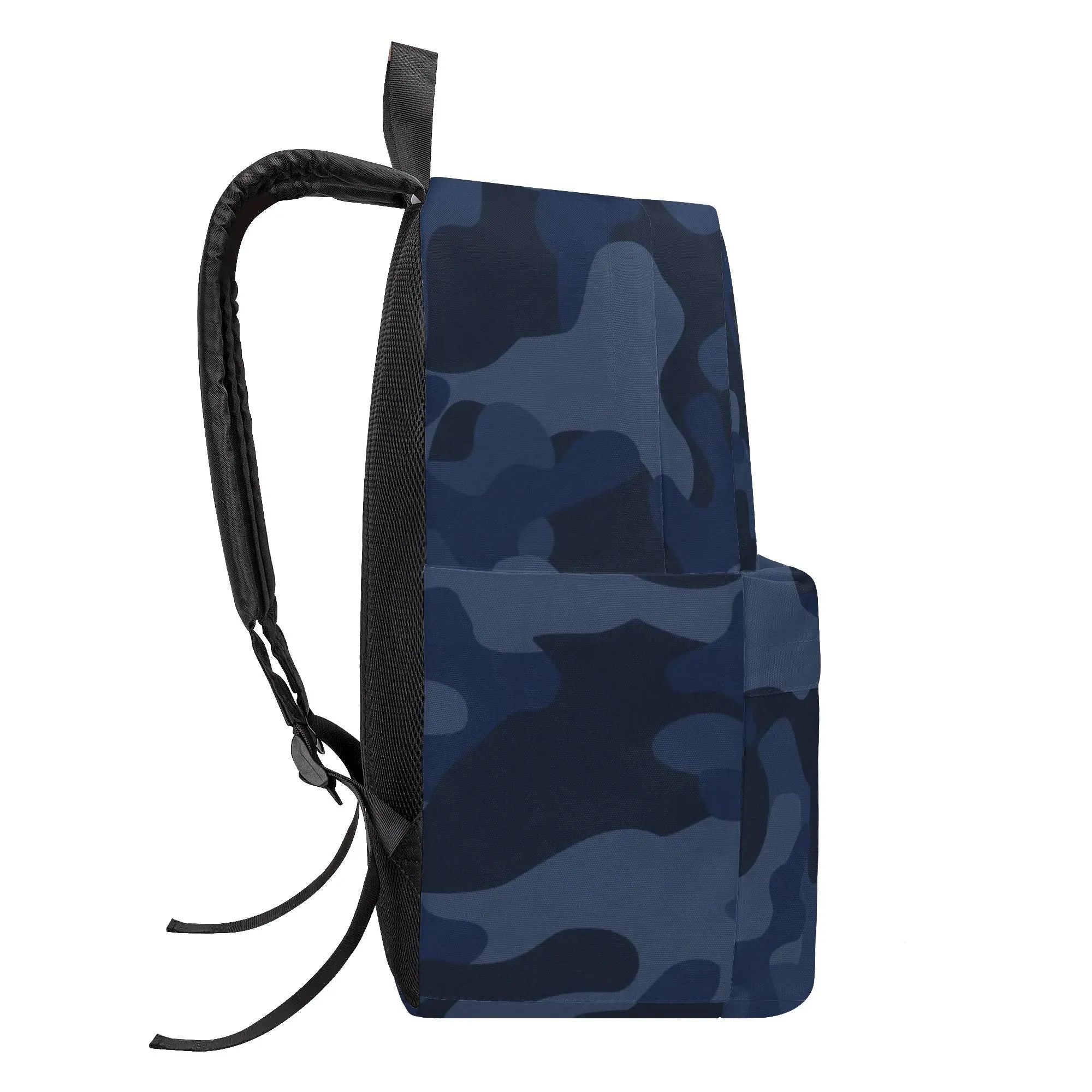 Camo Backpack | Deep Blue Camouflage Style