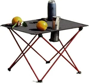 Camp Table Outdoor Camping Tent Lighten Up Portable Aluminum Alloy Bracket Cloth Folding Table Aluminum Alloy Picnic Table Tactical Table