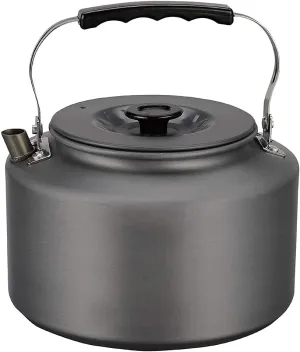 Camping 2.0L Campfire Coffee Tea Pot Fast Outdoor Great for Boiling Water Ultralight Portable