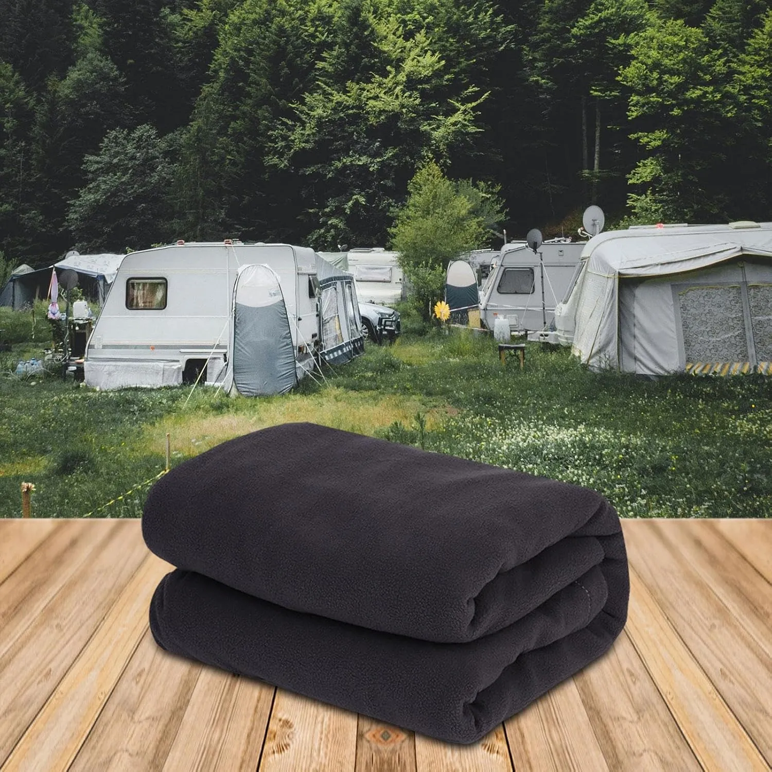 Camping Blanket with Sleeping Bag Liner for Outdoor Activities