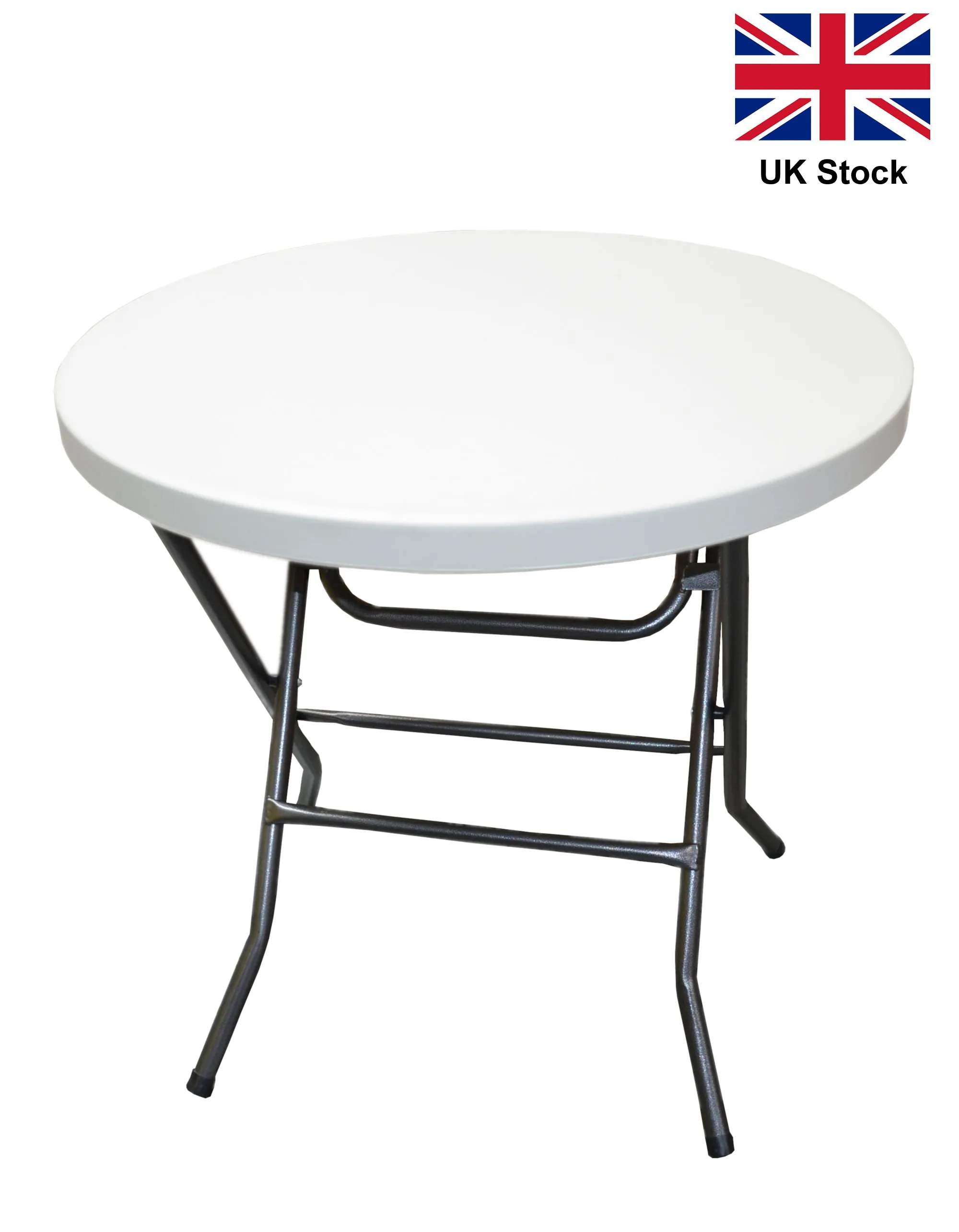 Camping, Caravan Table, 32 Inch Round, Picnic, BBQ, 32" Folding Outdoor Garden