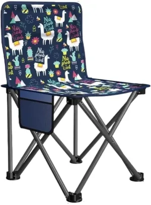 Camping Chair Folding Chairs Lawn Chairs Outdoor Folding Backrest Chair Portable Fishing Chair With Side Pocket Lightweight Leisure Chairs Padded Deck Chair Folding Chair Camp Chair Moon Chair ( Color