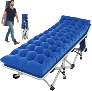 Camping cot with Mattress Comfortable 4
