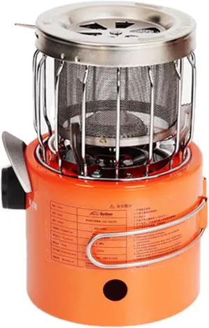 Camping Heaters, 4.72x7.71/4.72x5.51in Propane Camping Heater Stove, Gaas Stove Camp Tent Heater for Garage Marine Cabin Fishing Hiking Hunting