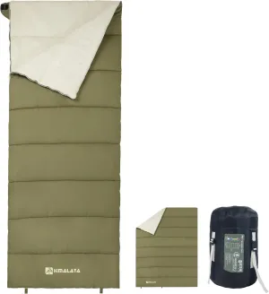 Camping Sleeping Bags for Adults, 20°F/30°F/40°F, Peached Fabric, Waterproof, Washable, Connectable, as a Blanket, Lightweight 3 Season Cold Weather Autumn Winter Backpacking Hiking