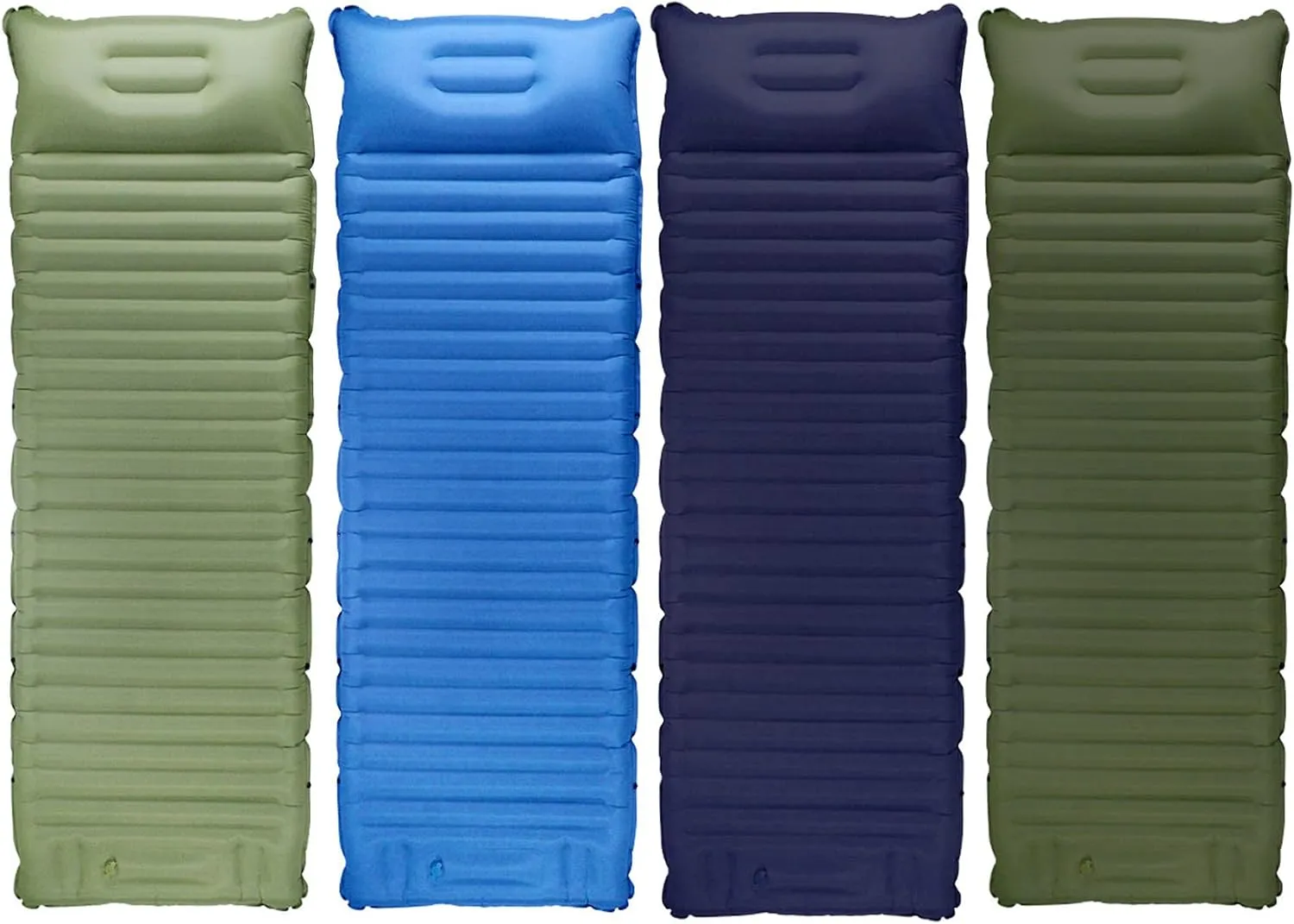Camping Sleeping Pad Inflatable Camping Mattress Compact-Portable Lightweight Sleeping Mat with Built-in Foot