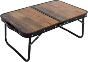 Camping Table, Folding Camping Table with Handle, Portable Picnic Dining Camping Table Indoor Outdoor, Easy to Carry for Traveling Beach BBQ Party