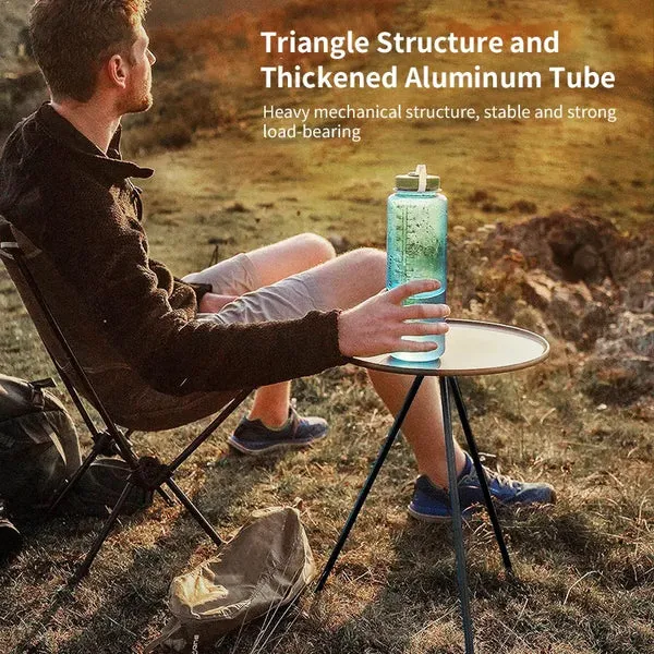 Camping Table with Light Stand