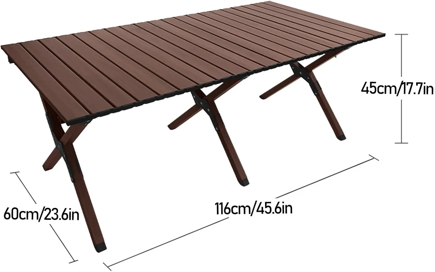 Camping Tables, Outdoor Folding Table, Aluminum Roll-up Camp Table with Carry Bag for Outdoor, Camping, Beach, Backyard, BBQ, Party, Patio, Picnic (Color : C)