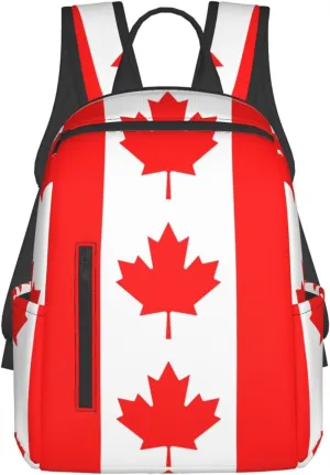 Canadian flag print Fashion Backpacks Hiking Camping Day bags Men Women Traveling Outdoor backpacks