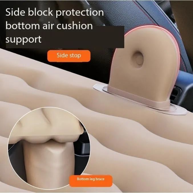 Car Air Mattress Back Seat for Nissan Sentra,Double Side Flocking Car Bed Portable Air Mattress Car Sleeping Mattress Car Accessories Cars Camping Bed,Black