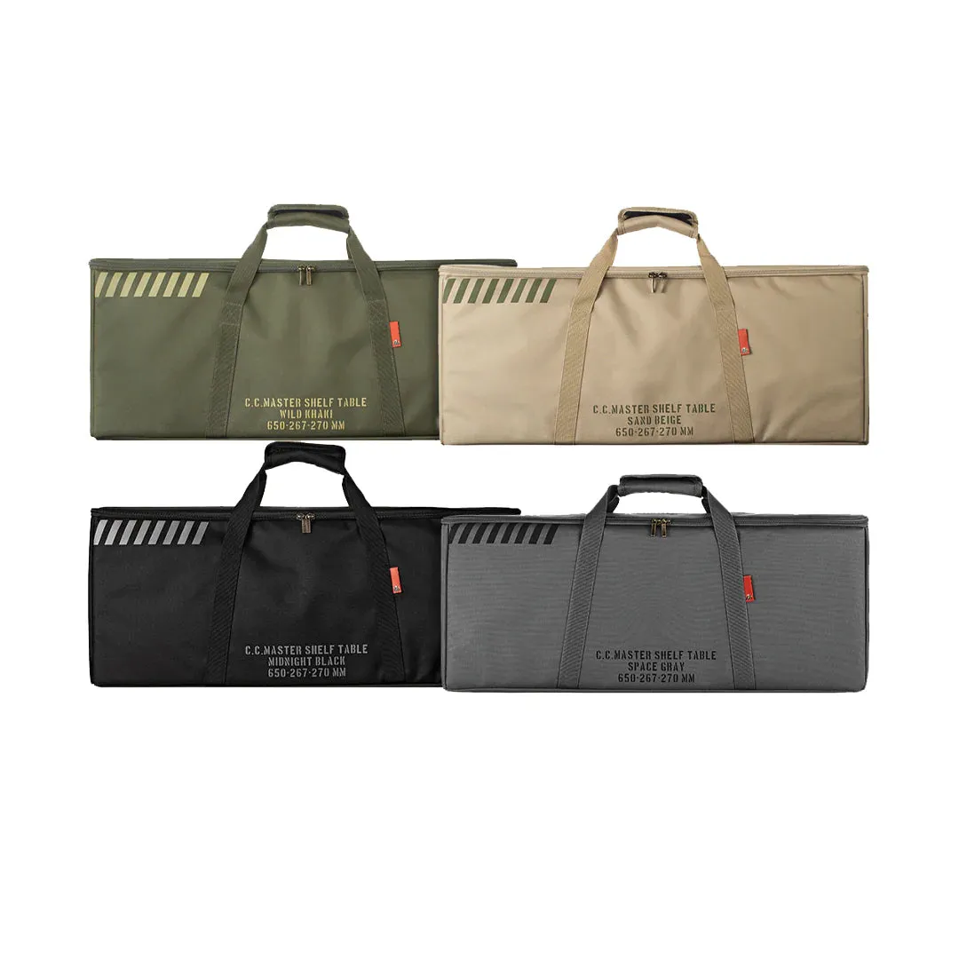 Cargo Container Master Shelf Camping Table 2 Pieces - Gray