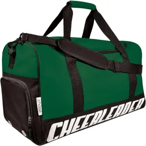 chassé Girls' Travel Sport Bag With Cheerleader Imprint - Dark Green