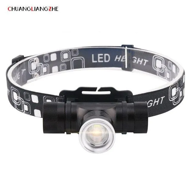 CHENGLIANGZHELED USB Zoom LED Headlights T6 Glare Battery 18650 Rechargeable Headlights LED Outdoor Fishing Lights Luminarias