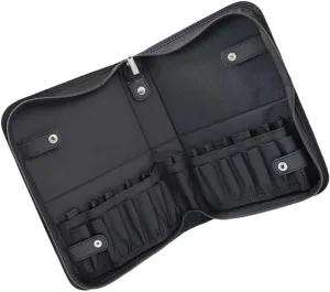 CLISPEED Multipurpose Makeup Brush Holder Case Lightweight and Portable Cosmetic Organizer for Travel for Brushes Pens and Art Supplies Spacious Design