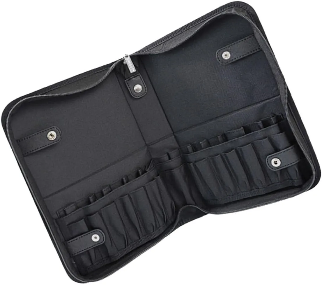CLISPEED Multipurpose Makeup Brush Holder Case Lightweight and Portable Cosmetic Organizer for Travel for Brushes Pens and Art Supplies Spacious Design